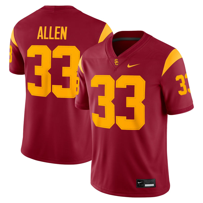 USC Trojans Football Jersey, Cardinal Game Sportswear Jersey Shirt, Lightweight Breathable Athletic Jersey, Casual Gift for Men, Style 200894528