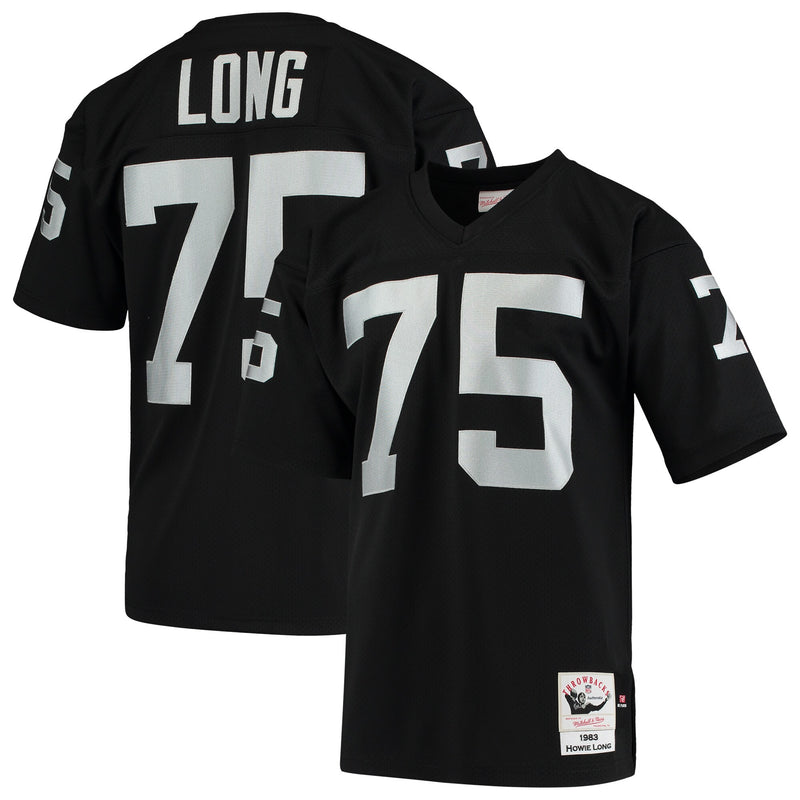 Howie Long Las Vegas Raiders Football Jersey, Black Sportswear Jersey Shirt, Lightweight Breathable Athletic Jersey, Casual Gift for Men