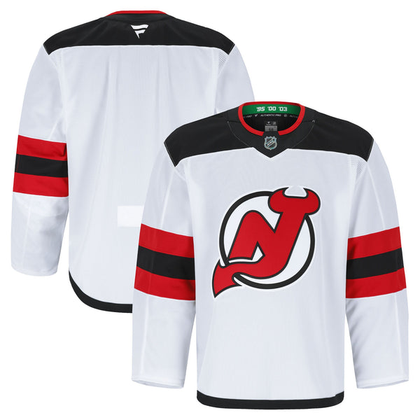New Jersey Devils White Away Authentic Pro Jersey