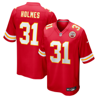 Priest Holmes Kansas City Chiefs Football Jersey, Red Game Sportswear Jersey Shirt, Lightweight Breathable Athletic Jersey, Casual Gift for Men