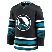 San Jose Sharks Hockey Jersey, Black Premium Alternate Sportswear Jersey Shirt, Long Sleeve Hockey Sweater Jersey, Casual Gift for Men