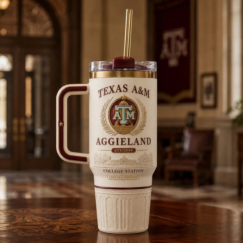 TAMU Tradition - The Aggieland Crest Tumbler