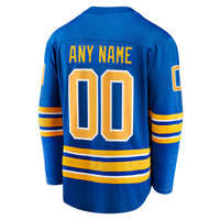 Buffalo Sabres Hockey Jersey, Royal Breakaway Sportswear Jersey Shirt, Long Sleeve Hockey Sweater Jersey, Casual Gift for Men, Style 4102934