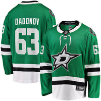 Evgenii Dadonov Dallas Stars Hockey Jersey, Green Breakaway Home Sportswear Jersey Shirt, Long Sleeve Hockey Sweater Jersey, Casual Gift for Men