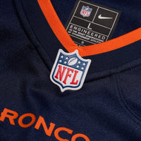 Jaleel McLaughlin Denver Broncos Football Jersey, Navy Game Sportswear Jersey Shirt, Lightweight Breathable Athletic Jersey, Casual Gift for Men