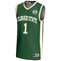 Colorado State Rams Lightweight Basketball Jersey, Green Sportswear Jersey Shirt, Sleeveless Athletic Tank Jersey, Casual Gift for Men