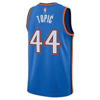 Nikola Topić Oklahoma City Thunder Basketball Jersey, Blue Sportswear Jersey Shirt, Sleeveless Athletic Tank Jersey, Casual Gift for Men
