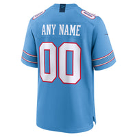 Tennessee Titans Football Jersey, Blue Game Sportswear Jersey Shirt, Lightweight Breathable Athletic Jersey, Casual Gift for Men