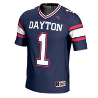 Dayton Flyers Football Jersey, Navy Sportswear Jersey Shirt, Lightweight Breathable Athletic Jersey, Casual Gift for Men