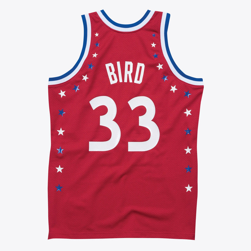 NBA All-Star East Larry Bird Authentic All-Star Basketball Jersey, Sportswear Jersey Shirt, Sleeveless Athletic Tank Jersey, Casual Gift for Men