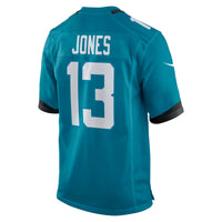 Tim Jones Jacksonville Jaguars Football Jersey, Teal Game Sportswear Jersey Shirt, Lightweight Breathable Athletic Jersey, Casual Gift for Men