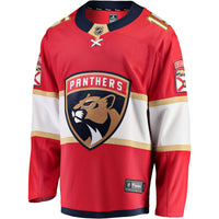 Anton Lundell Florida Panthers Hockey Jersey, Red Breakaway Home Sportswear Jersey Shirt, Long Sleeve Hockey Sweater Jersey, Casual Gift for Men