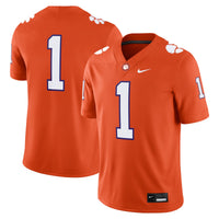 Clemson Tigers Football Jersey, Orange Sportswear Jersey Shirt, Lightweight Breathable Athletic Jersey, Casual Gift for Men, Style 200894083