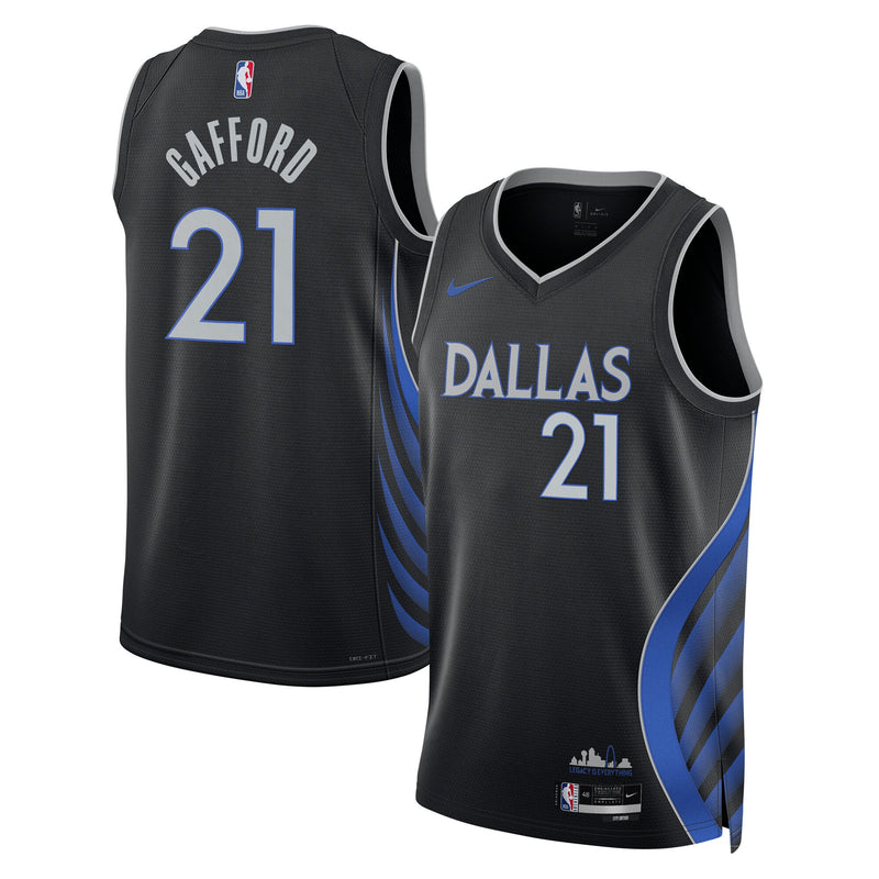 Daniel Gafford Dallas Mavericks Basketball Jersey, Black Swingman Sportswear Jersey Shirt, Sleeveless Athletic Tank Jersey, Casual Gift for Men