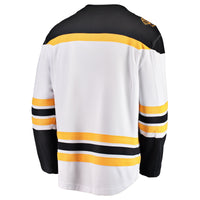 Boston Bruins Hockey Jersey, White Breakaway Away Sportswear Jersey Shirt, Long Sleeve Hockey Sweater Jersey, Casual Gift for Men, Style 2874104