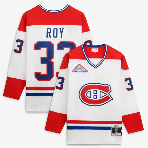 Montreal Canadiens Patrick Roy White 1992 Power Play Jersey