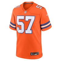 Tom Jackson Denver Broncos Football Jersey, Orange Game Sportswear Jersey Shirt, Lightweight Breathable Athletic Jersey, Casual Gift for Men