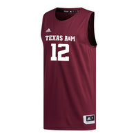 Texas A&M Aggies Basketball Jersey, Maroon Replica Sportswear Jersey Shirt, Sleeveless Athletic Tank Jersey, Casual Gift for Men