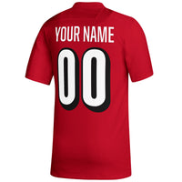 Louisville Cardinals Football Jersey, Red Sportswear Jersey Shirt, Lightweight Breathable Athletic Jersey, Casual Gift for Men, Style 200464418