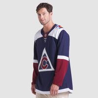 Colorado Avalanche Hockey Jersey, Navy Premium Sportswear Jersey Shirt, Long Sleeve Hockey Sweater Jersey, Casual Gift for Men, Style 202055759
