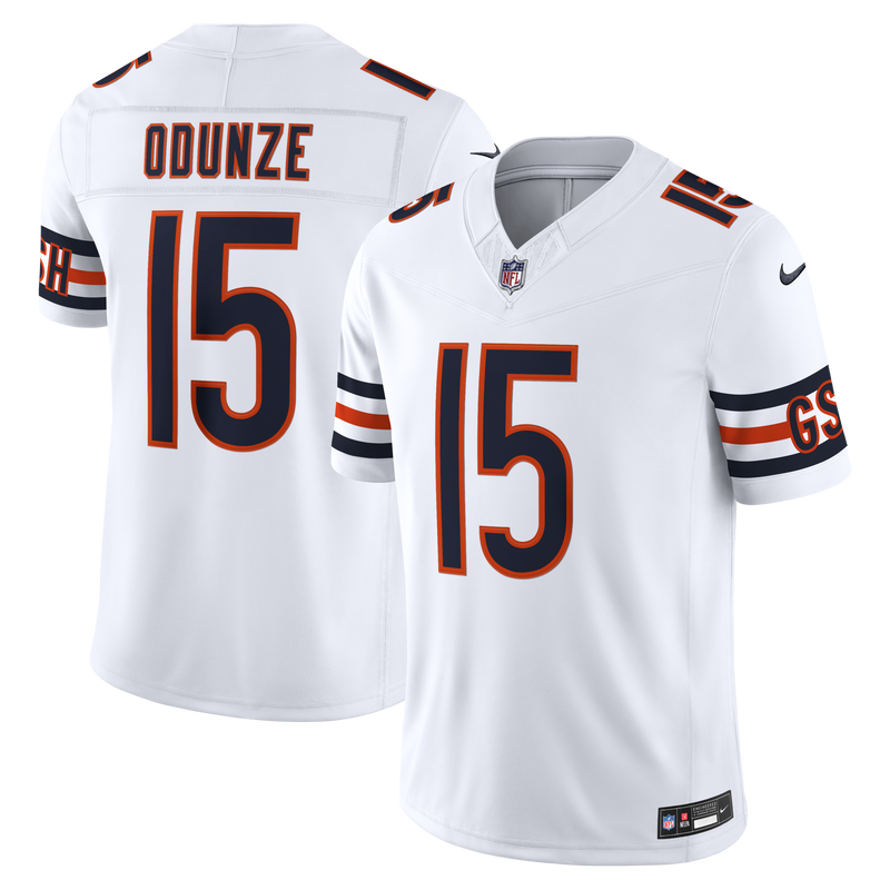 Rome Odunze Chicago Bears Football Jersey, White Limited Sportswear Jersey Shirt, Lightweight Breathable Athletic Jersey, Casual Gift for Men
