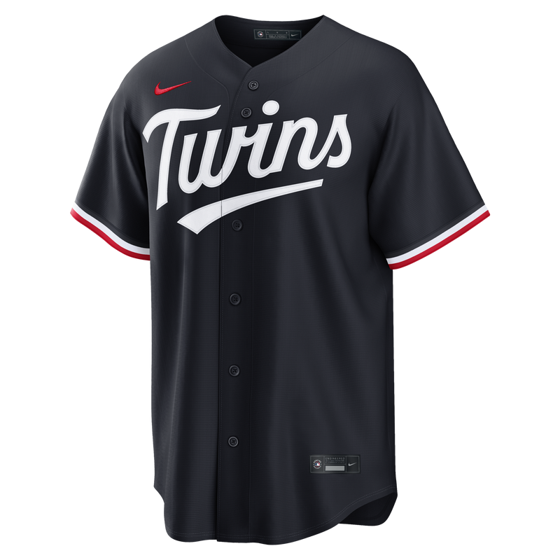 Minnesota Twins Baseball Jersey, Navy Sportswear Jersey Shirt, Lightweight Breathable Athletic Jersey, Casual Gift for Men, Style 203184621