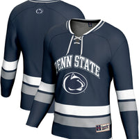 Penn State Nittany Lions Hockey Jersey, Navy Sportswear Jersey Shirt, Long Sleeve Hockey Sweater Jersey, Casual Gift for Men, Style 202016089