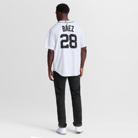 Javier Báez Detroit Tigers Baseball Jersey, White Replica Sportswear Jersey Shirt, Lightweight Breathable Athletic Jersey, Casual Gift for Men