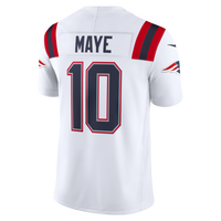 Drake Maye New England Patriots Football Jersey, White Sportswear Jersey Shirt, Lightweight Breathable Athletic Jersey, Casual Gift for Men