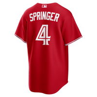 George Springer Toronto Blue Jays Baseball Jersey, Red Sportswear Jersey Shirt, Lightweight Breathable Athletic Jersey, Casual Gift for Men