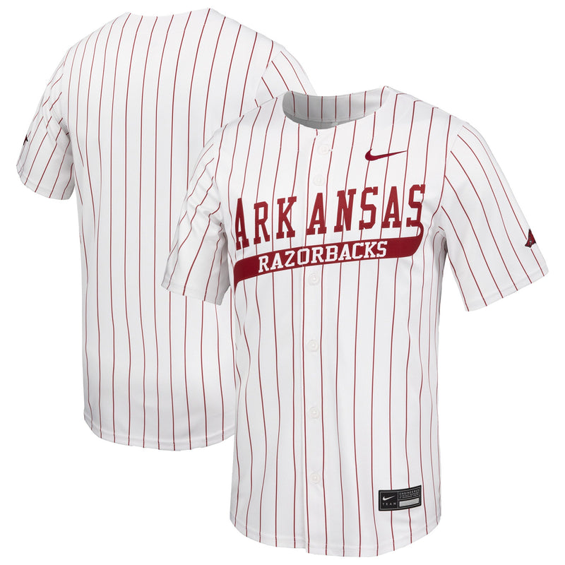 Arkansas Razorbacks Baseball Jersey, White Limited Sportswear Jersey Shirt, Lightweight Breathable Athletic Jersey, Casual Gift for Men