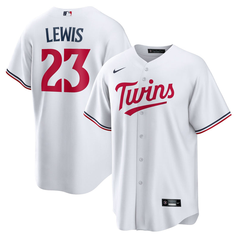 Royce Lewis Minnesota Twins Baseball Jersey, White Replica Sportswear Jersey Shirt, Lightweight Breathable Athletic Jersey, Casual Gift for Men