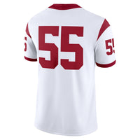 USC Trojans Football Jersey, White Game Limited Away Sportswear Jersey Shirt, Lightweight Breathable Athletic Jersey, Casual Gift for Men