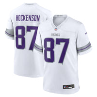T.J. Hockenson Minnesota Vikings Football Jersey, White Sportswear Jersey Shirt, Lightweight Breathable Athletic Jersey, Casual Gift for Men