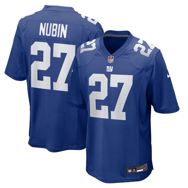 Tyler Nubin New York Giants Football Jersey, Royal Game Sportswear Jersey Shirt, Lightweight Breathable Athletic Jersey, Casual Gift for Men