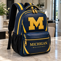 MICH Block M - Navy, Maize and Quiet Campus Confidence