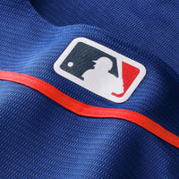 France National Team x MLB Blue Stadium Replica Baseball Jersey, Sportswear Jersey Shirt, Lightweight Athletic Jersey, Casual Gift for Men