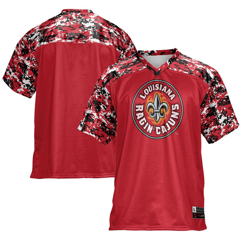 Louisiana Ragin' Cajuns Football Jersey, Maroon Sportswear Jersey Shirt, Lightweight Breathable Athletic Jersey, Casual Gift for Men