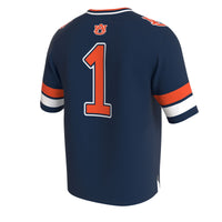 Auburn Tigers Football Jersey, Navy Fashion Lightweight Sportswear Jersey Shirt, Lightweight Breathable Athletic Jersey, Casual Gift for Men