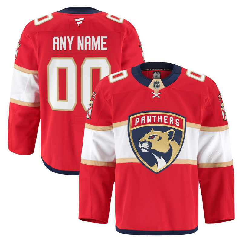 Florida Panthers Hockey Jersey, Red Authentic Sportswear Jersey Shirt, Long Sleeve Hockey Sweater Jersey, Casual Gift for Men, Style 202056755