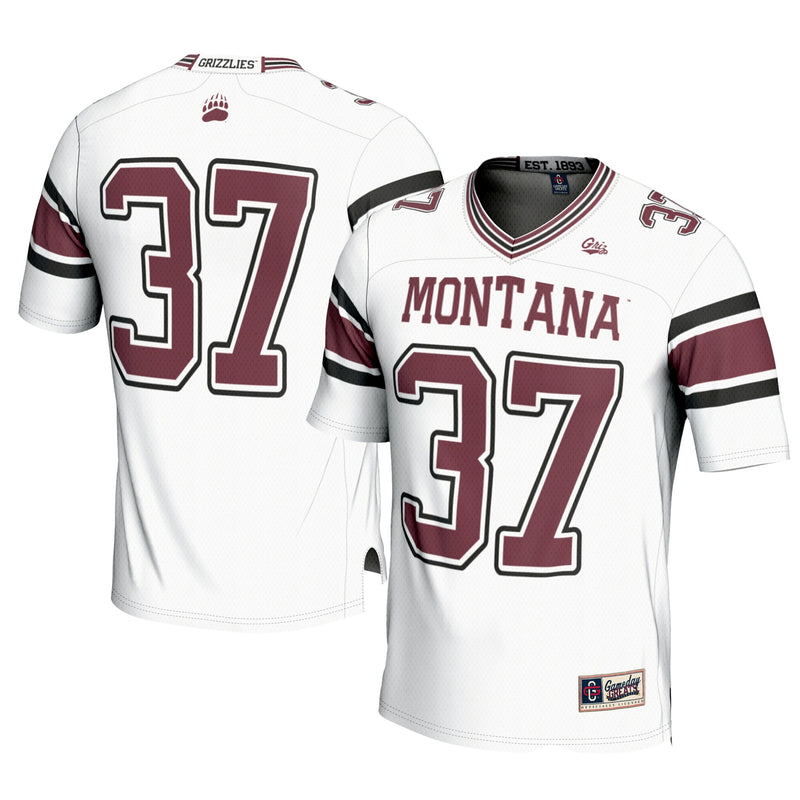 Montana Grizzlies Football Jersey, White Sportswear Jersey Shirt, Lightweight Breathable Athletic Jersey, Casual Gift for Men, Style 200589011