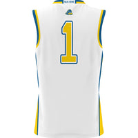 Delaware Fightin' Blue Hens Basketball Jersey, White Lightweight Sportswear Jersey Shirt, Sleeveless Athletic Tank Jersey, Casual Gift for Men