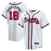 Mike Yastrzemski Atlanta Braves Baseball Jersey, White Sportswear Jersey Shirt, Lightweight Breathable Athletic Jersey, Casual Gift for Men