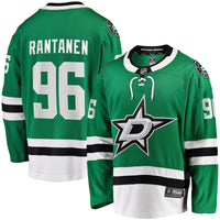 Mikko Rantanen Dallas Stars Hockey Jersey, Green Breakaway Home Sportswear Jersey Shirt, Long Sleeve Hockey Sweater Jersey, Casual Gift for Men