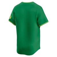 Oregon Ducks Baseball Jersey, Green Limited Sportswear Jersey Shirt, Lightweight Breathable Athletic Jersey, Casual Gift for Men