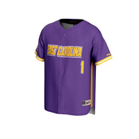 ECU Pirates Baseball Jersey, Purple Sportswear Jersey Shirt, Lightweight Breathable Athletic Jersey, Casual Gift for Men, Style 201180019