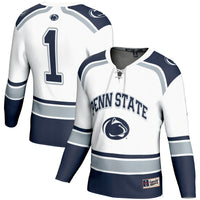 Penn State Nittany Lions Hockey Jersey, White Sportswear Jersey Shirt, Long Sleeve Hockey Sweater Jersey, Casual Gift for Men