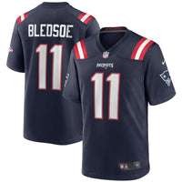 Drew Bledsoe New England Patriots Football Jersey, Navy Sportswear Jersey Shirt, Lightweight Breathable Athletic Jersey, Casual Gift for Men