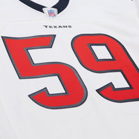 DeMeco Ryans Houston Texans Football Jersey, White Replica Sportswear Jersey Shirt, Lightweight Breathable Athletic Jersey, Casual Gift for Men