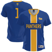 Pitt Panthers Soccer Jersey, Royal Fashion Sportswear Jersey Shirt, Lightweight Breathable Athletic Jersey, Casual Gift for Men, Style 200422670